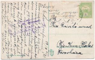 1916 Felsőmarosújvár, Felsőújvár, Uioara de Sus (Marosújvár, Ocna Mures); Gróf Teleki Ádám kastélya....