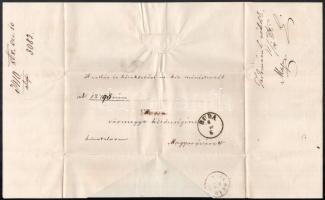 1868 Buda, a vallás- és közoktatásügyi miniszter levele Moson vármegye közönségének, ,,A honunkban l...