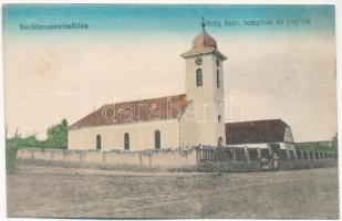 Betlenszentmiklós, Bethlenszentmiklós, Sanmiclaus; Görög katolikus templom és papilak / Greek Catholic church and rectory