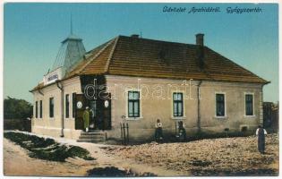 Apahida, Bruckendorf (Kolozsvár, Cluj); gyógyszertár. Maksay fényképész / pharmacy (fl)