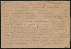 1944.VI.19. Majszin (Moisei), Erdély, "8022. katonai munkás század parancsnokság" fejléces...