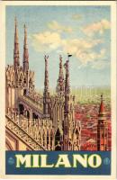 Milano, ENIT / Italian Mussolini era Art Deco tourism campaign s: A. Pomi