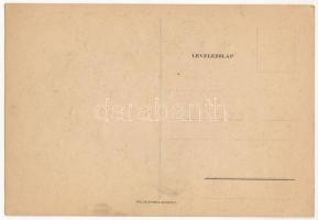 Demokrácia. Magyar gúnyos antiszemita művészlap. Judaika / Democracy. Hungarian mocking anti-Semitic...