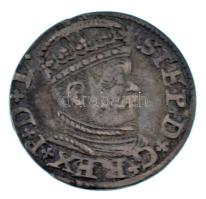 Lengyel-Litván Nemzetközösség 1586. 3gr Ag "Báthory István" Riga (2,16g) T:XF,VF patina Polish-Lithuanian Commonwealth 1586. 3 Groszy (Trojak) Ag "Stephen Bathory" Riga (2,16g) C:XF,VF patina Kopicki 8089