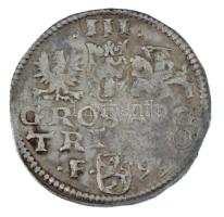 Lengyel-Litván Nemzetközösség 1599F 3gr Ag "III. Zsigmond" Fraustadt (2,03g) T:XF,VF patin...