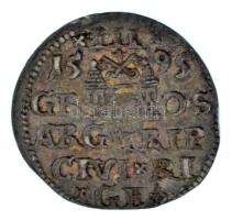 Lengyel-Litván Nemzetközösség 1595. 3gr Ag "III. Zsigmond" Riga (1,97g) T:XF patina
Polis...