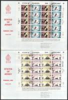 10 klf Europa CEPT teljes ív nagyalakú FDC-n