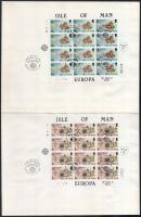 10 klf Europa CEPT teljes ív nagyalakú FDC-n