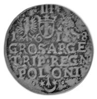 Lengyel-Litván Nemzetközösség 1618. 3gr Ag "III. Zsigmond" Krakkó (1,96g) T:XF patina
Pol...