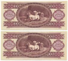 1993. 100Ft (2x) sorszámkövetők "B 285 011021 - B 285 011022" T:AU
Adamo F38