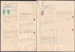 cca 1950 7 db klf marhalevél