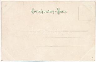 Decín, Bodenbach am Elbe; SS Habsburg. Leonhardi's Tinten. Verlag v. Aug. Leonhardi. Lith. u. D...