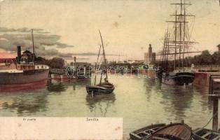 Sevilla port litho