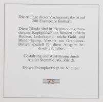 Mit Goethe in der Schweiz. Ein Bildband von Michael Ruetz mit Texten von Martin Müller. Zürich, 1981...