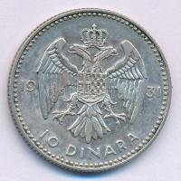 Jugoszlávia 1931. 10D Ag "I. Sándor" T:VF
Yugoslavia 1931. 10 Dinara Ag "Alexander I...