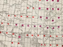 1 : 200.000-es méretarányú térképek gyűjteménye: Közép- és Kelet-Európa, a történelmi Magyarország, ...