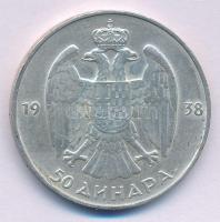Jugoszlávia 1938. 50D Ag "II. Péter" T:XF-VF
Yugoslavia 1938. 50 Dinara Ag "Petar II...