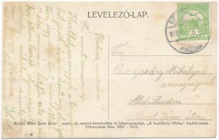 1916 Balatongyörök, vasútállomás. Mérei Ignác kiadása, "A kerzdhelyi Hírlap" kiadóhivatala...