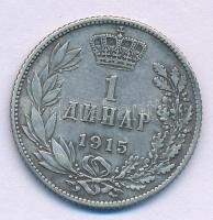 Szerbia 1915. 1D Ag "I. Péter" T:VF
Serbia 1915. 1 Dinar Ag "Petar I" C:VF
Kra...