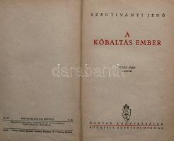 Szentiványi Jenő: A kőbaltás ember regény Sebők Imre rajzaival a Magyar Könyvbarátok Egyetemi nyomdájának kiadásában, Budapest, kisebb sérülésektől eltekintve jó állapotban