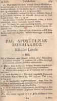 [Biblia] A' Mi Urunk Jesus Kristusnak Uj Testamentoma. Görög nyelvböl Magyarrá forditatott [......