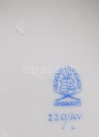 Herendi Apponyi zöld mintás szószkínáló, jelzett, hibátlan, h: 24 cm