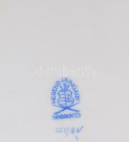 Herendi Apponyi zöld mintás kínáló. Jelzett, hibátlan, 26,5x21 cm