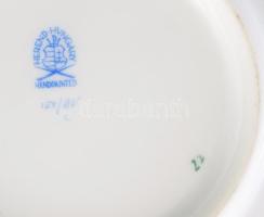 Herendi Apponyi zöld mintás kínáló. Jelzett, d: 29,5 cm