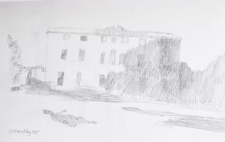 Szemethy Imre (1945-): Írországi egységcsomag, 44 db rajz, 1993. Ceruza, papír, mindegyik jelzett. M...