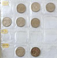 Lengyelország ~1923-1995. 338db-os vegyes fémpénz tétel albumba rendezve, közte sok forgalmi emlékpé...