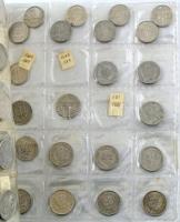 Lengyelország ~1923-1995. 338db-os vegyes fémpénz tétel albumba rendezve, közte sok forgalmi emlékpé...