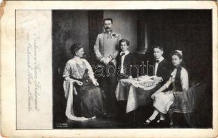 1914 Erzherzog Franz Ferdinand von Österreich d'Este mit Familie / Ferenc Ferdinánd és családja. B.K.W.I. 889. (EK)