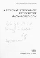 Rechnitzer János - Lengyel Imre: A regionális tudomány két évtizede Magyarországon. (Dedikált!) Mode...