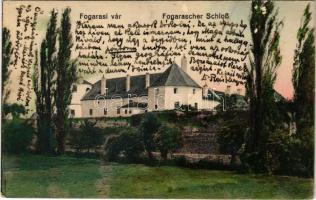 1913 Fogaras, Fagaras; Apaffy (Apafi) fejedelem kastélya, vár. Thierfeld Dávid kiadása / Schloß / castle (felületi sérülés / surface damage)