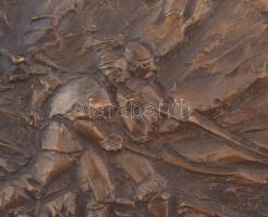 Várhelyi György (1942- ): Magyar felkelések története. 6 darabos bronz plakett sorozat, mely szocial...