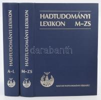 Hadtudományi Lexikon I-II. Szerk.: Szabó József. Bp., 1995, Magyar Hadtudományi Társaság. Kiadói műbőr kötés.