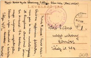 1917 Pöstyén, Piestany; Thermia szálló az Irma fürdővel / hotel, spa + "Vöröskereszt hadikórház...