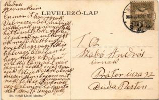 1908 Nagyvárad, Oradea; Bémer tér, Wallerstein Fülöp Fiai, Jelinek Ferenc, Sonnenfeld Adolf üzlete, ...