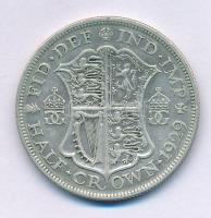 Nagy-Britannia 1929. 1/2C Ag "V. György" T:VF Great Britain 1929. 1/2 Crown Ag "Georg...
