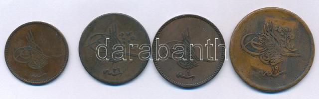 Oszmán Birodalom 1857(1255) 40p Cu "I. Abdülmecid" + 1859(1255) 20p Cu "I. Abdülmecid...