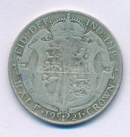 Nagy-Britannia 1921. 1/2C Ag "V. György" T:VF,F Great Britain 1921. 1/2 Crown Ag "Geo...
