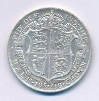 Nagy-Britannia 1918. 1/2Cr Ag "V. György" T:XF Great Britain 1918. 1/2 Crown Ag "Geor...