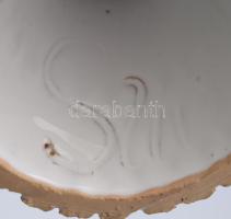 Szilágyi Mária: 2 darab figurális csengő. Jelzett, m: 9-14 cm