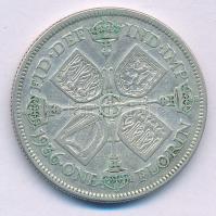 Nagy-Britannia 1936. 1Fl Ag "V. György" T:VF Great Britain 1936. 1 Florin Ag "George ...