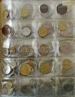 368db-os vegyes külföldi érmetétel, benne Thaiföld, India, Izrael, Laosz, Törökország, stb. érméi, k...