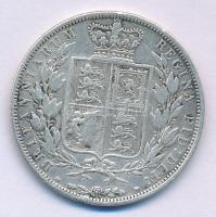 Nagy-Britannia 1881. 1/2C Ag "Viktória" T:VF,F
Great Britain 1881. 1/2 Crown "Victor...
