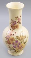 Zsolnay virágmintás váza. Jelzett, hibátlan, m: 26,5 cm