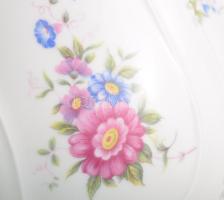 Hollóházi Hajnalka mintás kaspó. Jelzett, minimális kopással, d: 19,5 cm, m: 16 cm