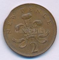 Nagy Britannia 1971. 2p bronz technológiai hibás veret (lapkavég) T:VF, patina
Great Britain 1971. ...