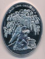 DN "Tizenhárom aradi vértanú - Batthyány Lajos" ezüstözött Cu-Zn emlékérem, tanúsítvánnyal...